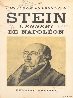 cover image of Stein, l'ennemi de Napoléon